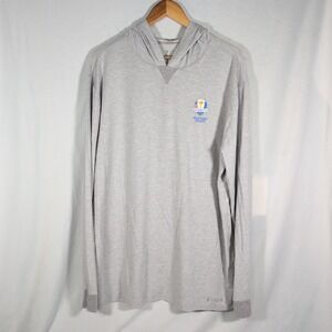 Whistling Straits GC 2UNDR Gray Lightweight Performance Hoodie SZ 2XL